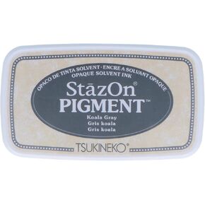 Tsukineko StazOn Pigment Ink Pad-Koala Gray