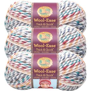 Lion Brand Wool Ease Thick and Quick Yarn(3-Pack) Hudson Bay 640-610