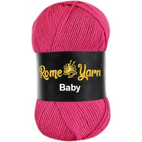 Baby Yarn #3 Light Worsted DK Anti-Pilling Acrylic Yarn for Knitting and Crochet (1 Pack, 1533 Light Navy Blue)
