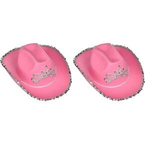Rhode Island Novelty Child Size Light-Up Cowgirl Hat, 2 Hats Per Order
