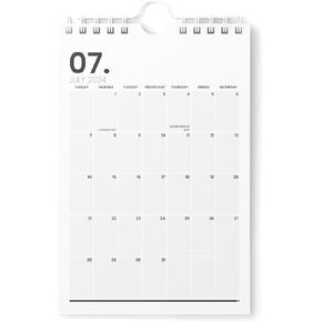 Mini Calendar 2025 - Vertical 6x9 2025 Wall Calendar Runs Until June 2026 - Easy Planning with the Small Aesthetic Desk Calendar 2025-2026 Monthly - Karto - Minimalist