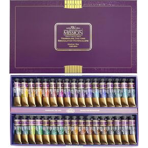 Mijello Mission Tourmaline Two-tone Granulation Watercolors 15ml x 34 Colors