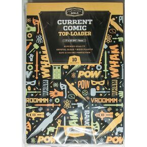 10 CBG Current Comic Book Top Loaders - Ultra Archival Quality for Protecting Your Comic Books