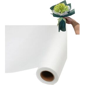 FlowerSelf Korean Style Wrapping Paper Soft Style Non Woven Cotton Sheets for flower bouquet design (Milky Pink)