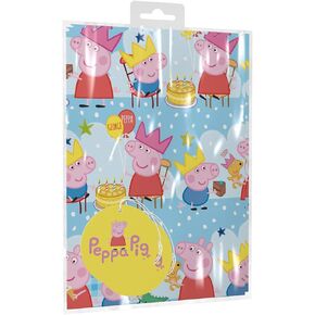 Giftmaker Peppa & George Pig Birthday Party Wrapping Paper Including 2 Sheets & 2 Tags