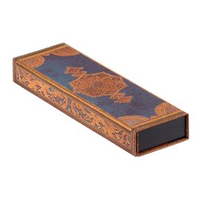 Paperblanks | Safavid Indigo | Safavid Binding Art | Pencil Case