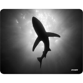 Animal Design Shark Silhouette Mousepad Rubber Mouse Pad 220mm x 180mm