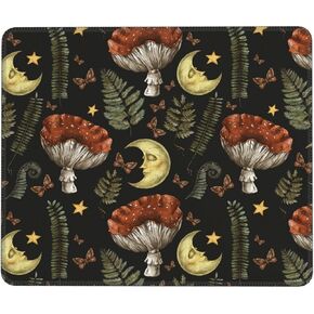 08 Cute Mouse Pad,Mushroom Mouse pad,Green Mouse Pad,Frog Mouse pad,cottagecore Mousepad,fairycore Mousepad,Small Mouse pad,8.3 * 10.3 Inches
