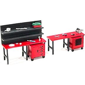 Metal Tools Set A of 5 Pieces Limited Edition 1/64 Scale Models by American Diorama AD-2409MJ