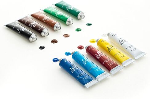 Acrylic Paint, Set of 6, Jewel Tone Colors, Vibrant, Rich Pigment, Non-Toxic, For Beginner Artists in Saudi Arabia