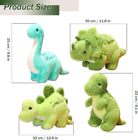 Dinosaur Stuffed Animal Toys, Small Dino Pterosaur Plush Toys with Big Dinosaur Egg Cute Plush Doll Soft Stuffed Animal Gift for Boys Girls Baby Kids Toddlers in Saudi Arabia