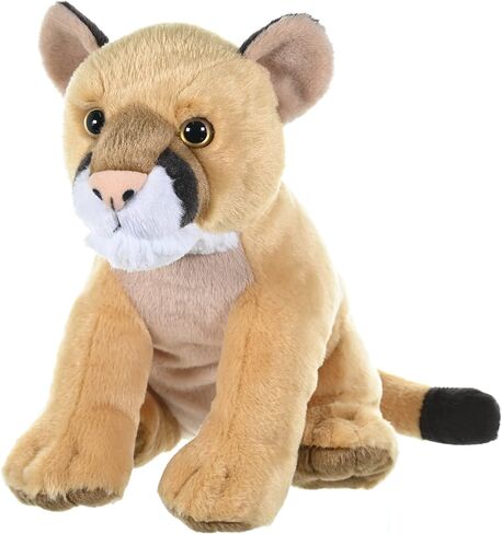 Wild Republic Mountain Lion Plush, Stuffed Animal, Plush Toy, Gifts for Kids, Cuddlekins 12 Inches in Saudi Arabia