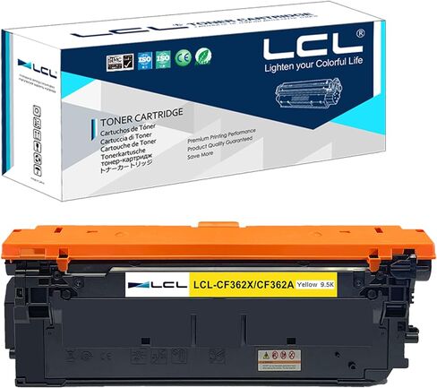استبدال خرطوشة الحبر المعاد تصنيعها LCL لطابعة HP 508X CF360X 12500 صفحة M553 M577 M552dn M553dn M553n M553x MFP M577Z MFP M577dn MFP M577f MFP M577 M577c (عبوة واحدة باللون الأسود) in Saudi Arabia
