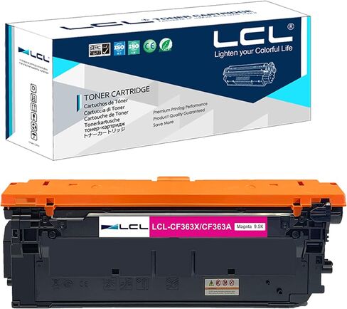 استبدال خرطوشة الحبر المعاد تصنيعها LCL لطابعة HP 508X CF360X 12500 صفحة M553 M577 M552dn M553dn M553n M553x MFP M577Z MFP M577dn MFP M577f MFP M577 M577c (عبوة واحدة باللون الأسود) in Saudi Arabia
