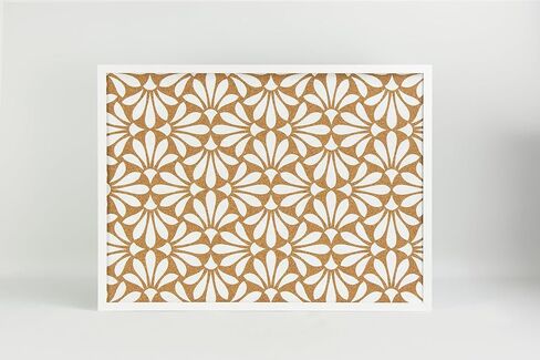 WallPops لوحة الفلين المطبوعة بالزهور باللون الأبيض التجريدي، HB6278 in Kuwait