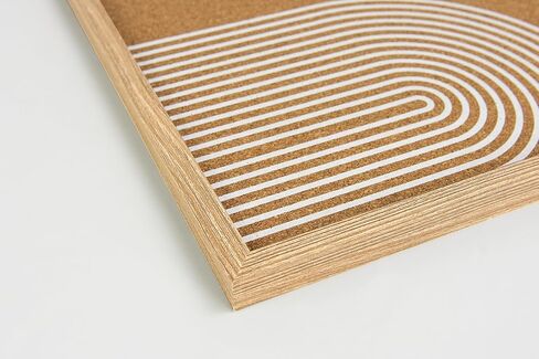 WallPops Abstract Floral White Printed Corkboard, HB6278 in Kuwait