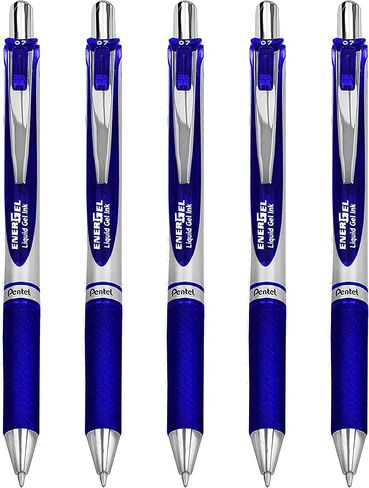 Pentel EnerGel XM BL77 - Retractable Liquid Gel Ink Pen - 0.7mm - 54% Recycled - Tropical Set of 5 in Saudi Arabia