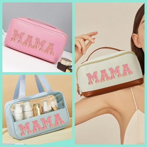 2.16" Pink Chenille Letter Patches, Self Adhesive Letters for Clothing, Stick on Letters for Cosmetic Bags Hats Backpacks Phonecase (Mama) in Saudi Arabia