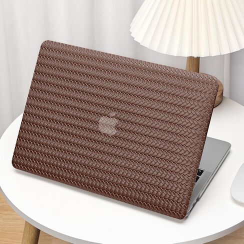 Seorsok متوافق مع MacBook Air 13 بوصة Case2022 2021 2020 2019 2018 Release A1932 A2179 M1 A2337 Touch ID، حافظة صلبة بلاستيكية أنيقة مع غطاء لوحة مفاتيح شفاف، بني فاتح ترتان in Kuwait