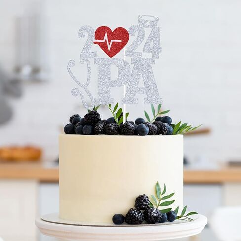 2024 PA Cake Topper، Congrats PA، ديكور مساعد الطبيب، لوازم تزيين حفلات التخرج من مدرسة التمريض الطبي in Kuwait