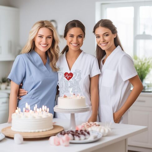2024 PA Cake Topper، Congrats PA، ديكور مساعد الطبيب، لوازم تزيين حفلات التخرج من مدرسة التمريض الطبي in Kuwait