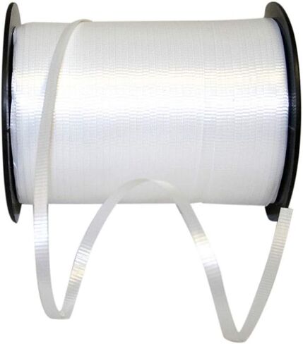 Reliant Ribbon Curling Ribbon Tuscany Rd Ribbon, 3/16 Inch X 500 Yards, White in Saudi Arabia