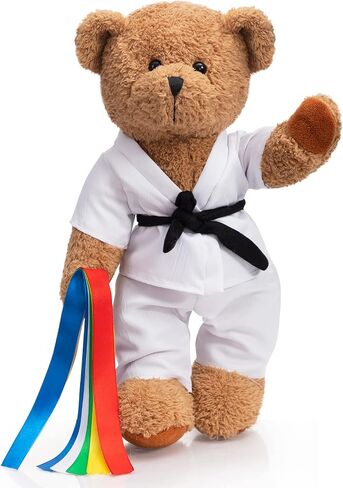 HollyHOME Pajama Bear Stuffed Animal with Clothes Teddy Bear in Bathrobe Plush Toy Birthday Bedtime Gift for Girls 16 inches in Saudi Arabia