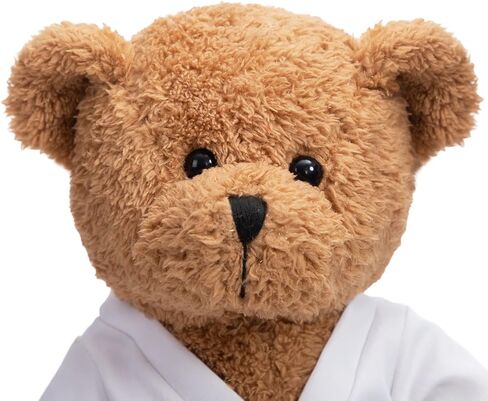 HollyHOME Pajama Bear Stuffed Animal with Clothes Teddy Bear in Bathrobe Plush Toy Birthday Bedtime Gift for Girls 16 inches in Saudi Arabia
