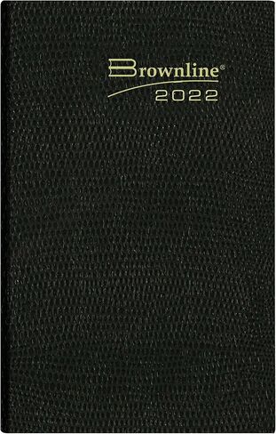 Brownline® 2025 Traditional Weekly Pocket Planner, Appointment Book, 12 Months, January to December, Perfect Binding, 4.75" x 3", Assorted Colors (CB303.ASX-25) in Saudi Arabia
