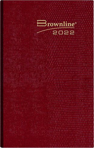 Brownline® 2025 Traditional Weekly Pocket Planner, Appointment Book, 12 Months, January to December, Perfect Binding, 4.75" x 3", Assorted Colors (CB303.ASX-25) in Saudi Arabia