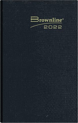 Brownline® 2025 Traditional Weekly Pocket Planner, Appointment Book, 12 Months, January to December, Perfect Binding, 4.75" x 3", Assorted Colors (CB303.ASX-25) in Saudi Arabia