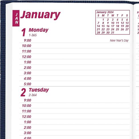 Brownline® 2025 Traditional Weekly Pocket Planner, Appointment Book, 12 Months, January to December, Perfect Binding, 4.75" x 3", Assorted Colors (CB303.ASX-25) in Kuwait