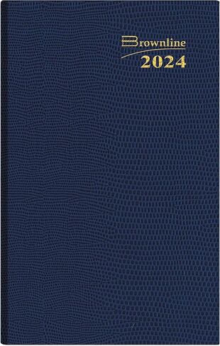 Brownline® 2025 Traditional Weekly Pocket Planner, Appointment Book, 12 Months, January to December, Perfect Binding, 4.75" x 3", Assorted Colors (CB303.ASX-25) in Kuwait