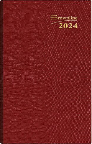 Brownline® 2025 Traditional Weekly Pocket Planner, Appointment Book, 12 Months, January to December, Perfect Binding, 4.75" x 3", Assorted Colors (CB303.ASX-25) in Kuwait