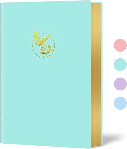 Billtigif Journal for Women, 256 Pages Cute Notebook Lined Journal, Leather Journals for Writing, Suitable for Work, Home and School, 5.7" x 8.3" - Pink in Saudi Arabia