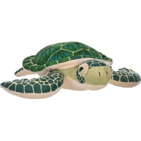 Wild Republic Sea Turtle Plush, Stuffed Animal, Plush Toy, Gifts for Kids, Cuddlekins, Green 8 Inches,Multi
