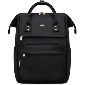 Laptop Backpack for Women: 15.6 Inch Work Travel Bag Fashion Computer Backpacks Purse Cute Nurse Bag Teacher Backpack Water Resistant Casual Daypack for College Business