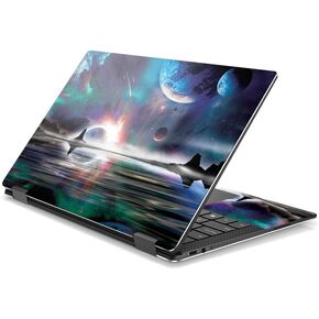 MightySkins Skin Compatible with DELL XPS 13 9365 2-in-1 (2017) - Space Horizon | Protective, Durable, and Unique Vinyl Decal wrap Cover | Easy to Apply, Remove, and Change Styles | Made in The USA