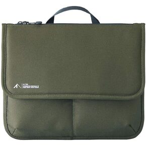 LIHIT LAB Laptop Sleeve with Pockets, 14.2 x 1 x 11.5, Black (A7768-24)