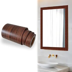 Wood Grain Repair Tape, 4 inches X 32.8 Feet Brown Self Adhesive Patch for Tables, Chairs, Baseboards, Doors, Windows, Floors