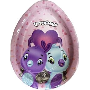 Hatchimals Egg Shaped Paper Plates - 8 pcs