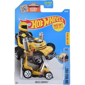 Hot Wheels Grass Chomper - Ride Ons 4/5 Yellow 69/250