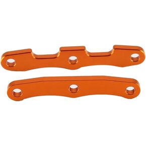 RCAWD Alloy Front&Rear Bulkhead Tie Bars w/Hinge Pin 3.1x52mm for 1/10 Traxxas Slash Rustler Stampade Hoss 4Wd Short Course Cars Hopups Upgrade Parts(Red)