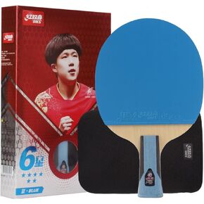 Double Happiness DHS Ping Pong Paddles Professional Table Tennis Racket with Carrying Case - ITTF Approved Rubber for Tournament Play