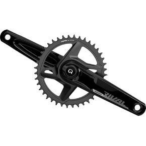 SRAM Rival 1 AXS Wide Power Meter Crankset - 172.5mm, 12-Speed, 40t, 8-Bolt Direct Mount, DUB Spindle Interface, Black, D1