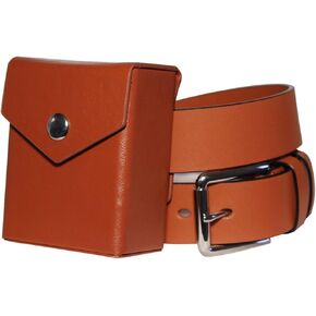 Yu'Gi Deck Box & Belt Replica, 60 Size, Hard Shell, Faux Leather, Belt Loop, Compatible with Yu-Gi-Oh!, Magic: The Gathering, Poke TCG and others (Yu'Gi Black - 60 Sleeve Size Deck Box, Large)