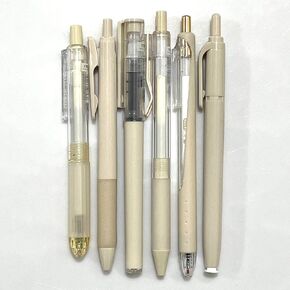 sencoo 6 pack Black Gel Pens Quick Dry Ink Pens Fine Point Retractable Roller Ball Pens Cute Pens Aesthetic pens for School Office Home Diary Gift Pens