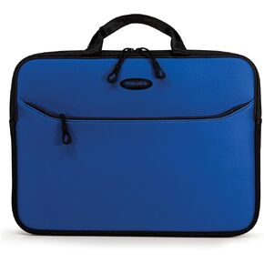 Mobile Edge SlipSuit Cushioned Laptop Sleeve Carry Case Bag with Handle, Compatible with MacBook 15", Royal Blue