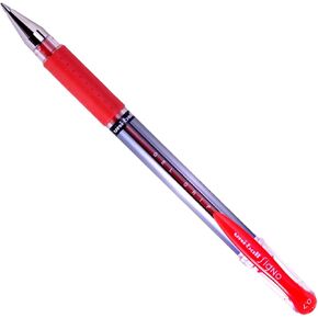 uni-ball 218990000 UM-153S Signo Impact Gel Pens with Rubber Grip, Black Gel, 1mm Nib (Pack of 12)