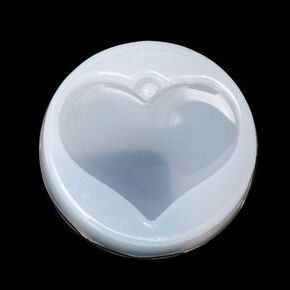 Necklace Pendant Mold, Heart Star Shape Jewelry Mold Silicone Epoxy Resin Casting Pendant Crystal Molds - 3 Jewelry Casting Supplies
